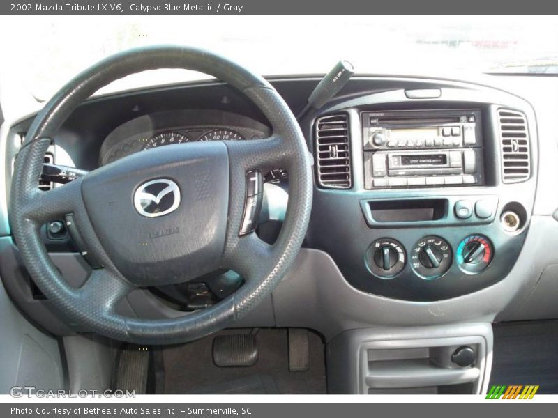 Calypso Blue Metallic / Gray 2002 Mazda Tribute LX V6
