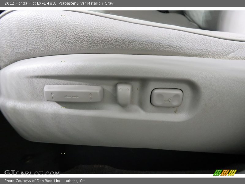 Alabaster Silver Metallic / Gray 2012 Honda Pilot EX-L 4WD