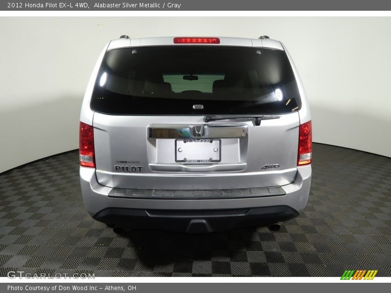 Alabaster Silver Metallic / Gray 2012 Honda Pilot EX-L 4WD