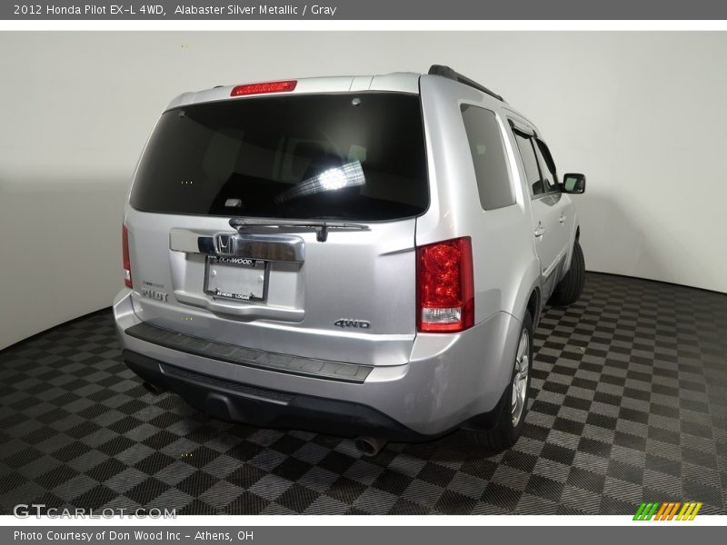 Alabaster Silver Metallic / Gray 2012 Honda Pilot EX-L 4WD