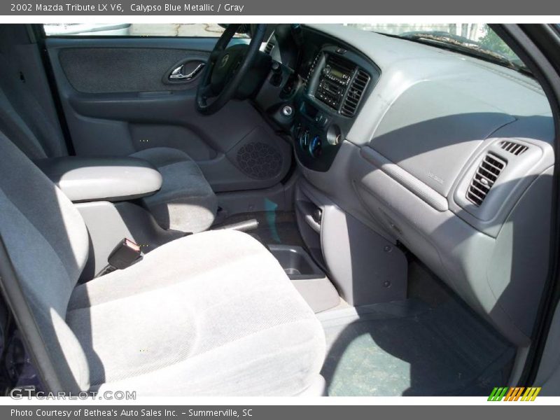 Calypso Blue Metallic / Gray 2002 Mazda Tribute LX V6