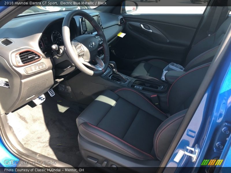 Electric Blue Metallic / Black 2018 Hyundai Elantra GT Sport