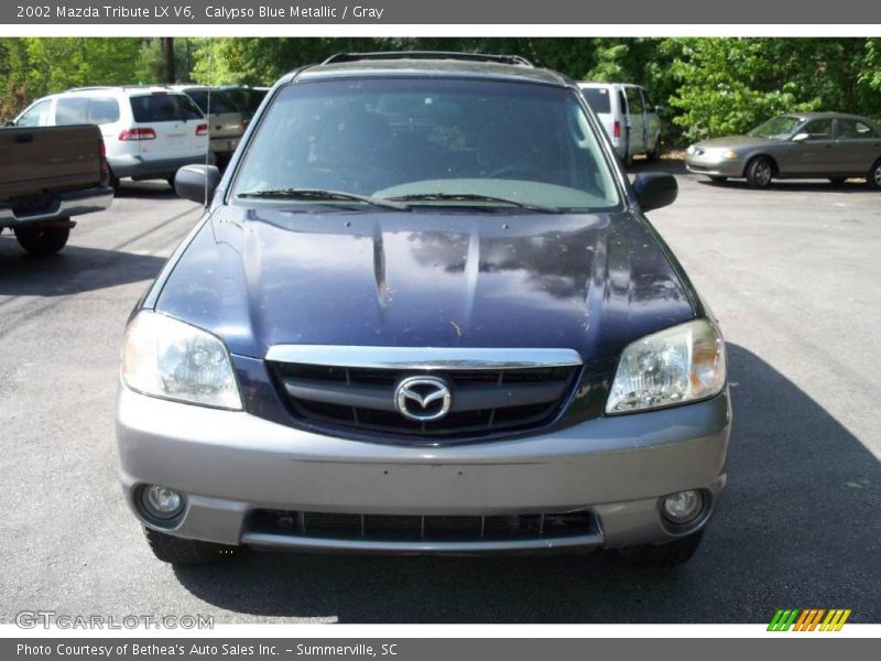 Calypso Blue Metallic / Gray 2002 Mazda Tribute LX V6