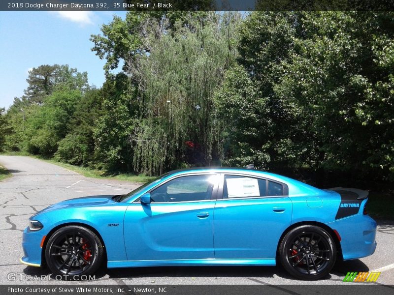 B5 Blue Pearl / Black 2018 Dodge Charger Daytona 392