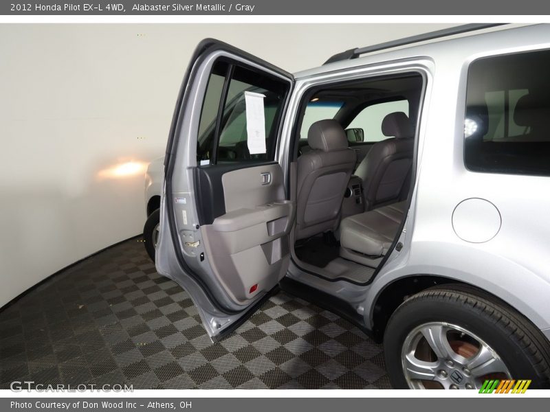 Alabaster Silver Metallic / Gray 2012 Honda Pilot EX-L 4WD