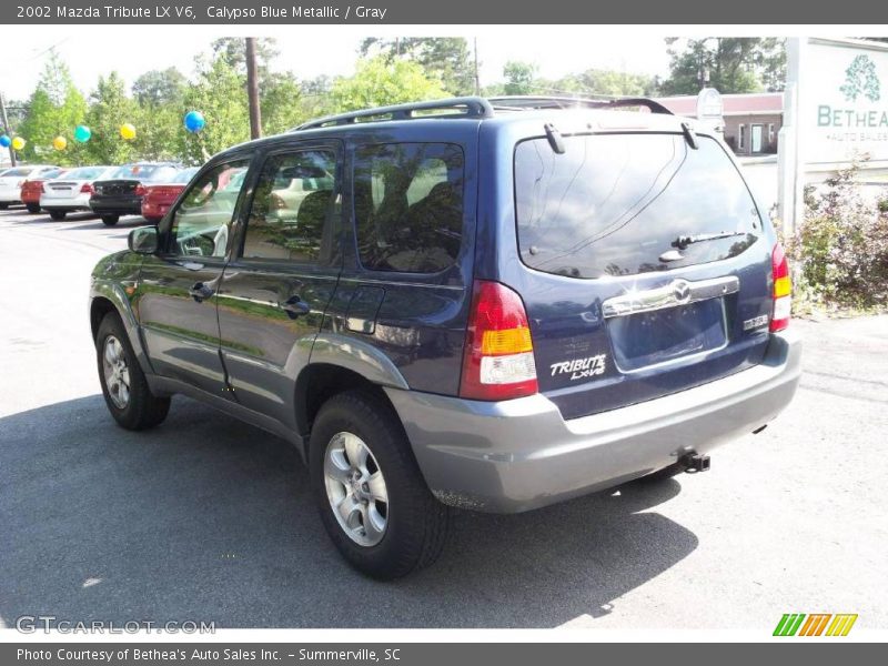 Calypso Blue Metallic / Gray 2002 Mazda Tribute LX V6