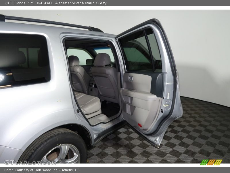 Alabaster Silver Metallic / Gray 2012 Honda Pilot EX-L 4WD