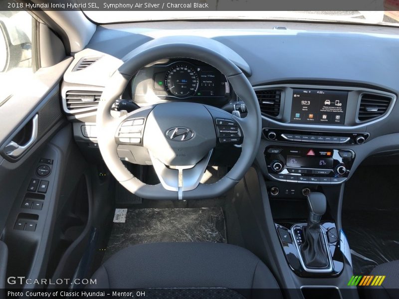 Symphony Air Silver / Charcoal Black 2018 Hyundai Ioniq Hybrid SEL