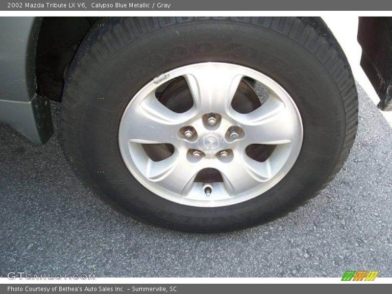 Calypso Blue Metallic / Gray 2002 Mazda Tribute LX V6