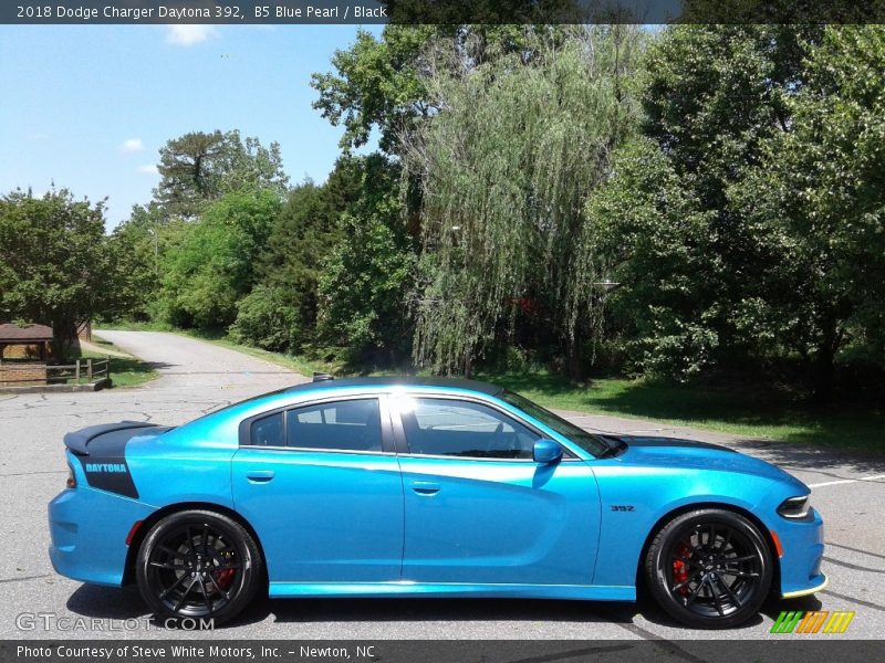 B5 Blue Pearl / Black 2018 Dodge Charger Daytona 392