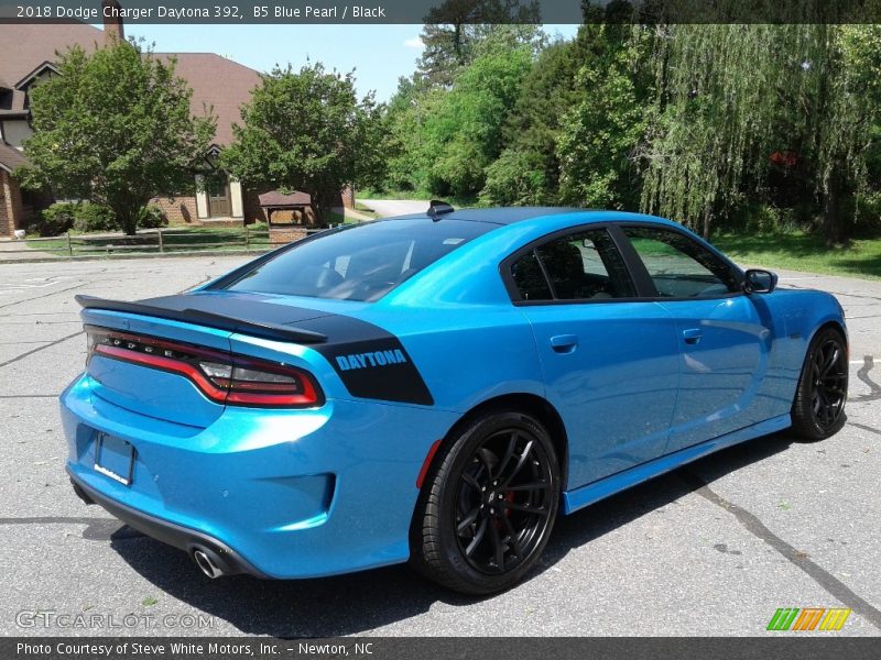 B5 Blue Pearl / Black 2018 Dodge Charger Daytona 392