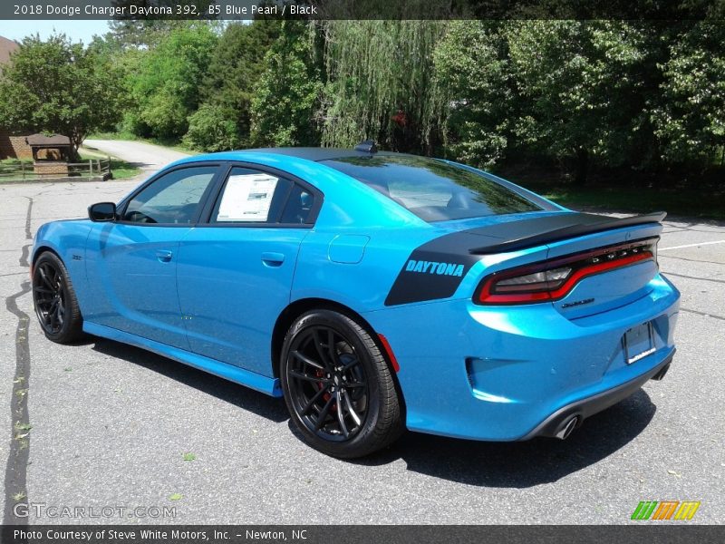 B5 Blue Pearl / Black 2018 Dodge Charger Daytona 392