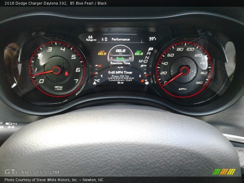 B5 Blue Pearl / Black 2018 Dodge Charger Daytona 392