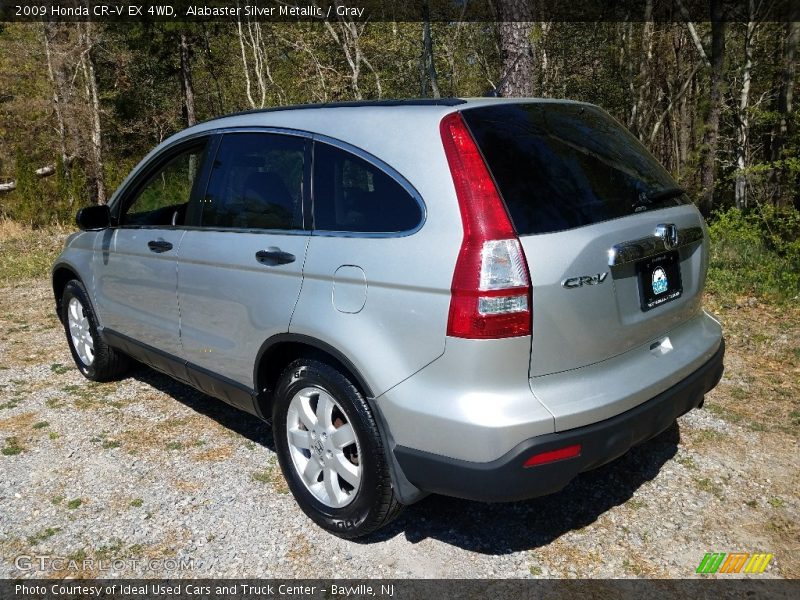Alabaster Silver Metallic / Gray 2009 Honda CR-V EX 4WD