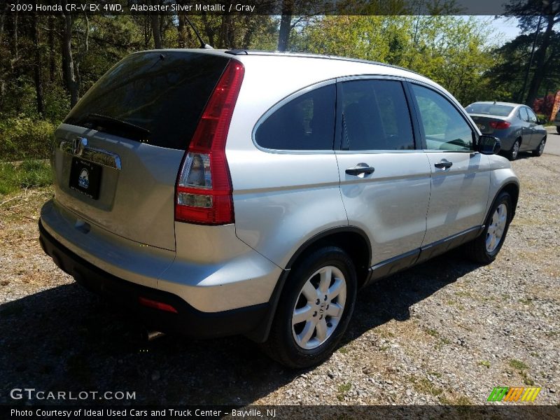 Alabaster Silver Metallic / Gray 2009 Honda CR-V EX 4WD