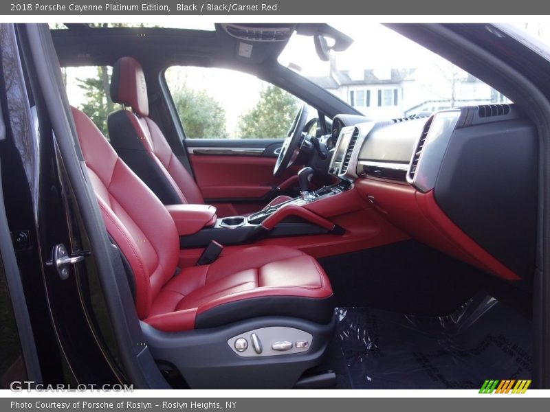 Front Seat of 2018 Cayenne Platinum Edition