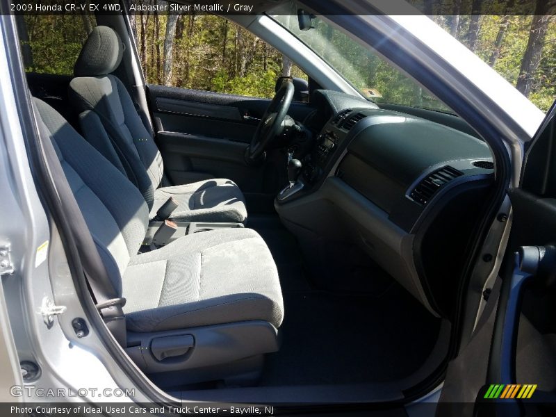 Alabaster Silver Metallic / Gray 2009 Honda CR-V EX 4WD