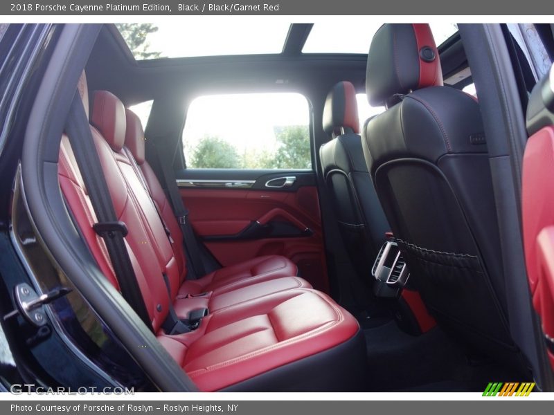 Rear Seat of 2018 Cayenne Platinum Edition