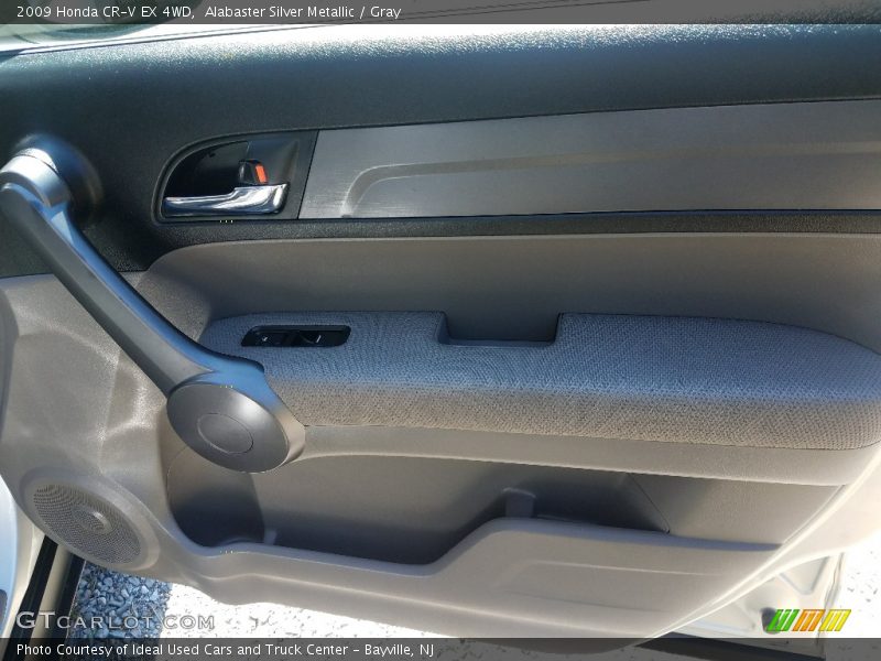 Alabaster Silver Metallic / Gray 2009 Honda CR-V EX 4WD