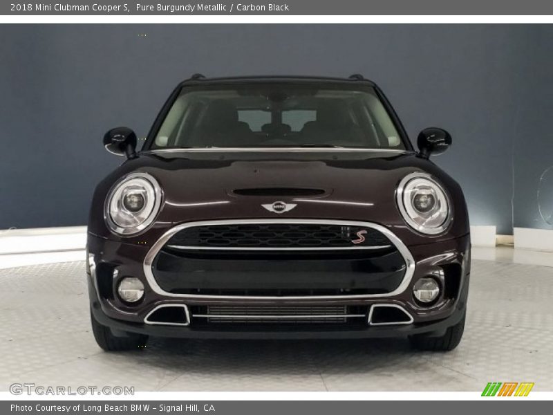 Pure Burgundy Metallic / Carbon Black 2018 Mini Clubman Cooper S