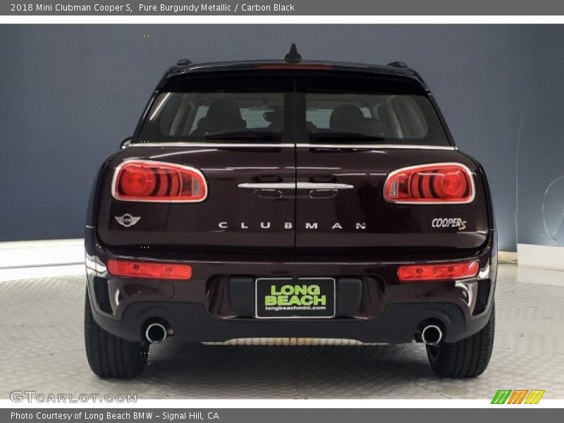 Pure Burgundy Metallic / Carbon Black 2018 Mini Clubman Cooper S