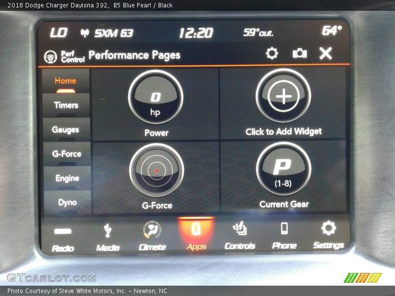 B5 Blue Pearl / Black 2018 Dodge Charger Daytona 392