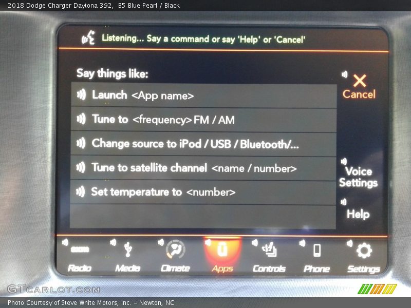 B5 Blue Pearl / Black 2018 Dodge Charger Daytona 392