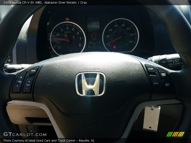 Alabaster Silver Metallic / Gray 2009 Honda CR-V EX 4WD