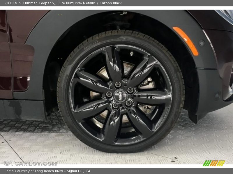 Pure Burgundy Metallic / Carbon Black 2018 Mini Clubman Cooper S
