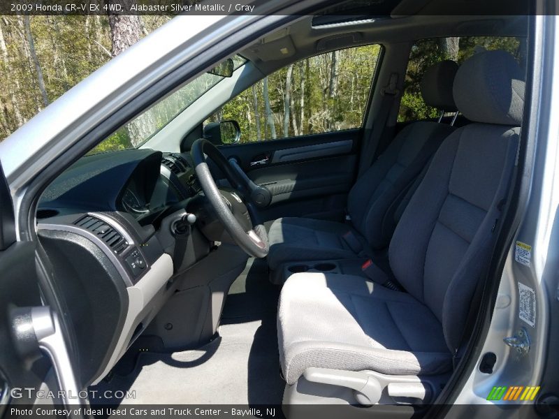 Alabaster Silver Metallic / Gray 2009 Honda CR-V EX 4WD