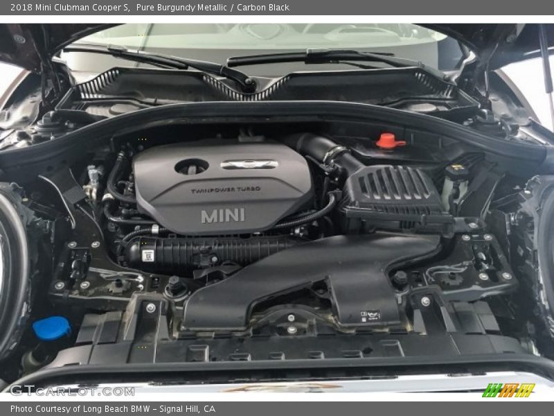 Pure Burgundy Metallic / Carbon Black 2018 Mini Clubman Cooper S