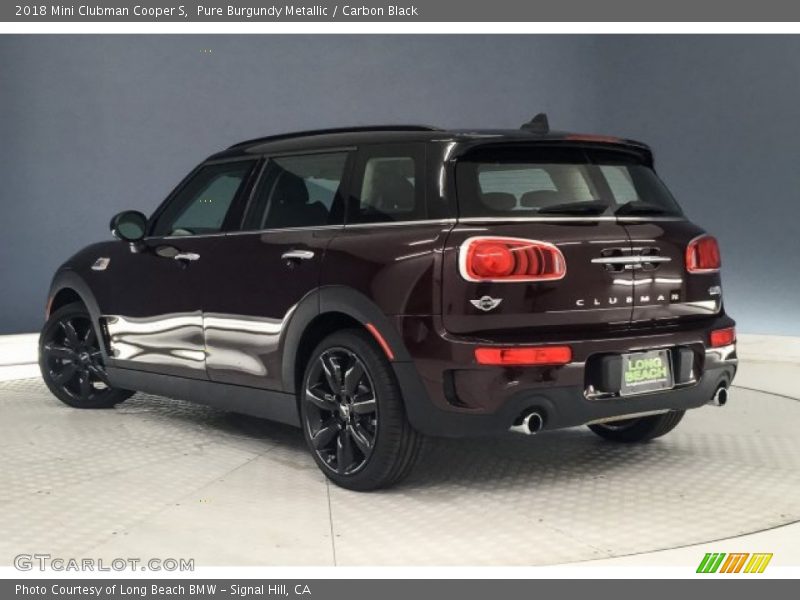 Pure Burgundy Metallic / Carbon Black 2018 Mini Clubman Cooper S