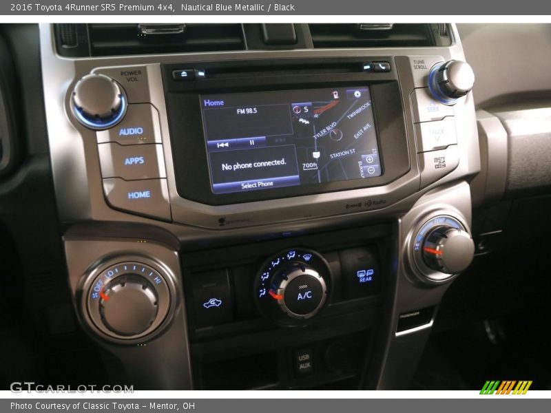 Nautical Blue Metallic / Black 2016 Toyota 4Runner SR5 Premium 4x4