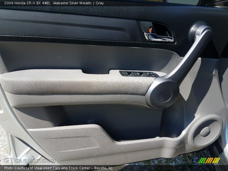 Alabaster Silver Metallic / Gray 2009 Honda CR-V EX 4WD