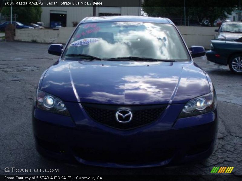 Strato Blue Mica / Beige 2006 Mazda MAZDA3 i Sedan