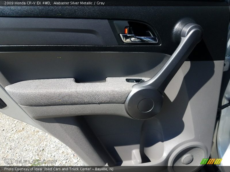 Alabaster Silver Metallic / Gray 2009 Honda CR-V EX 4WD