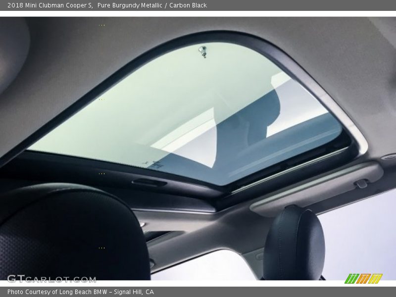 Pure Burgundy Metallic / Carbon Black 2018 Mini Clubman Cooper S