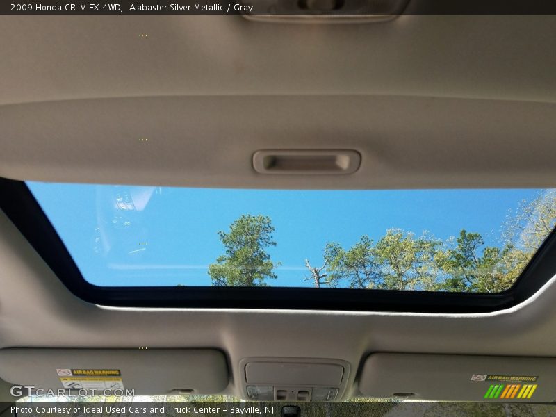 Alabaster Silver Metallic / Gray 2009 Honda CR-V EX 4WD