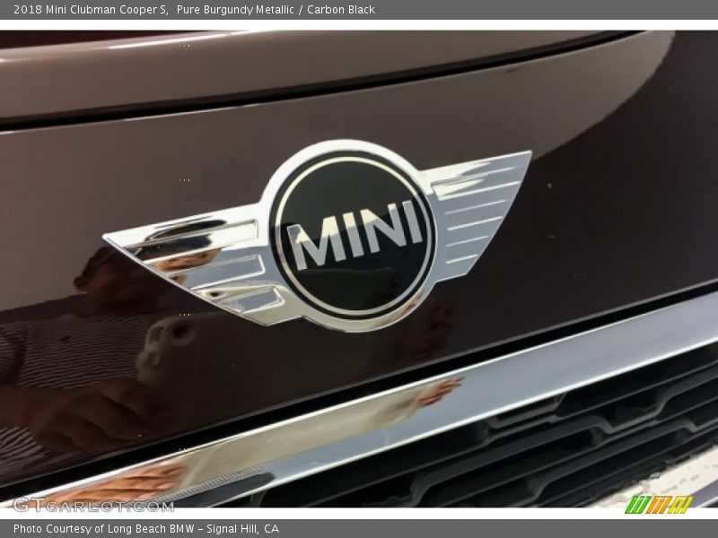 Pure Burgundy Metallic / Carbon Black 2018 Mini Clubman Cooper S