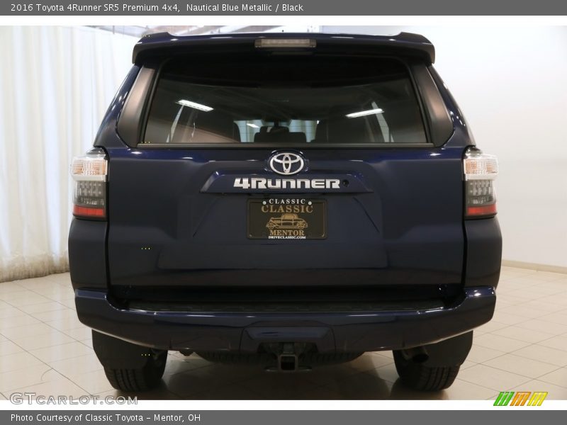 Nautical Blue Metallic / Black 2016 Toyota 4Runner SR5 Premium 4x4