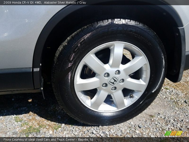 Alabaster Silver Metallic / Gray 2009 Honda CR-V EX 4WD