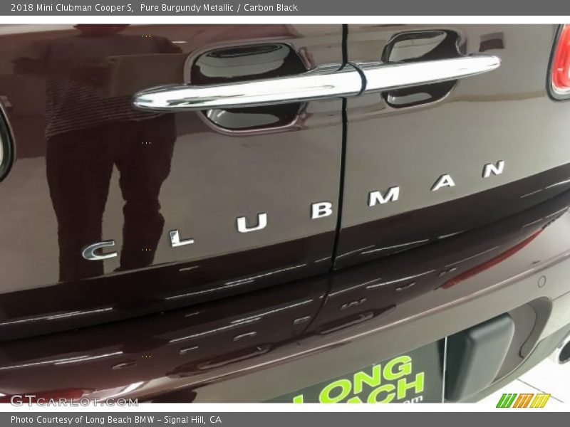 Pure Burgundy Metallic / Carbon Black 2018 Mini Clubman Cooper S