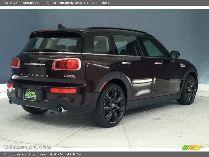 Pure Burgundy Metallic / Carbon Black 2018 Mini Clubman Cooper S