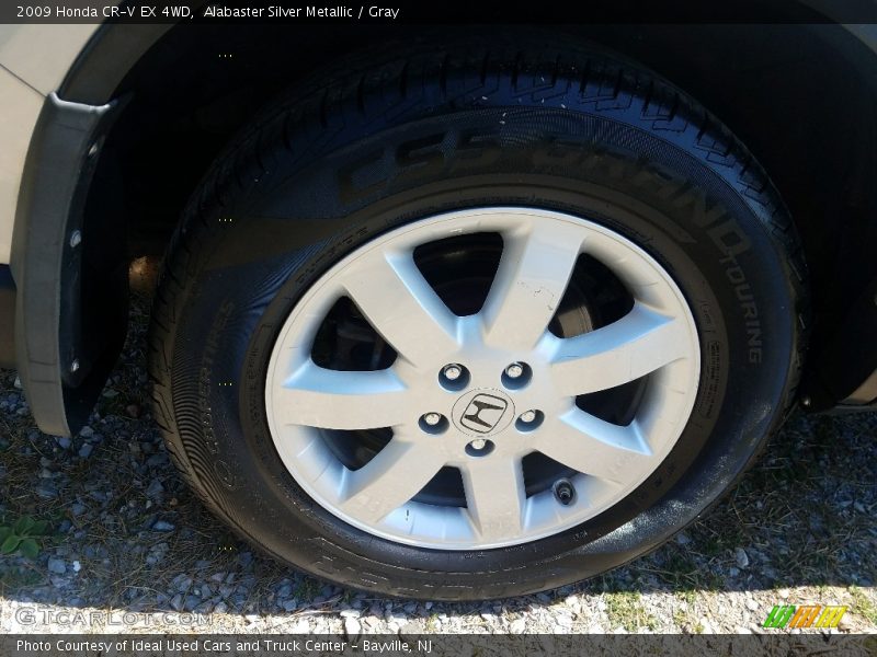 Alabaster Silver Metallic / Gray 2009 Honda CR-V EX 4WD