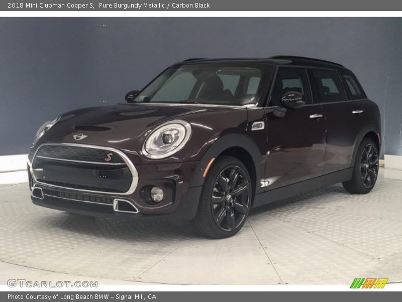 Pure Burgundy Metallic / Carbon Black 2018 Mini Clubman Cooper S