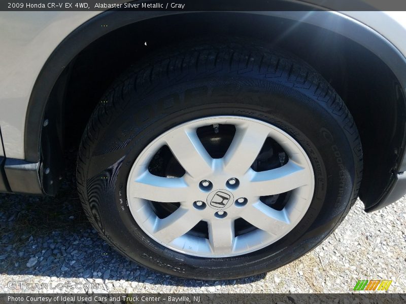 Alabaster Silver Metallic / Gray 2009 Honda CR-V EX 4WD