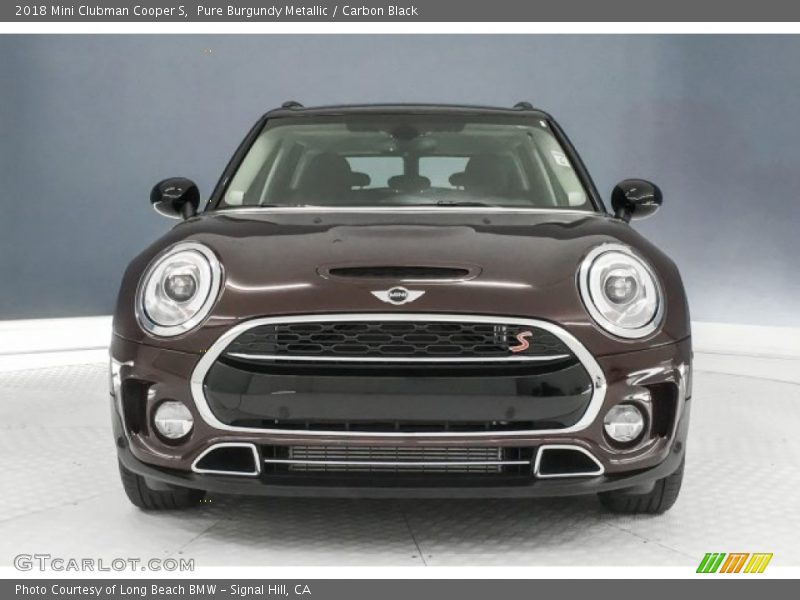 Pure Burgundy Metallic / Carbon Black 2018 Mini Clubman Cooper S