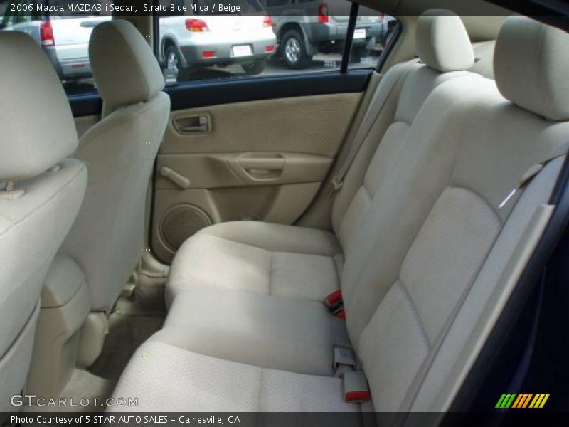 Strato Blue Mica / Beige 2006 Mazda MAZDA3 i Sedan