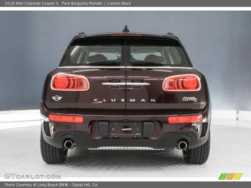 Pure Burgundy Metallic / Carbon Black 2018 Mini Clubman Cooper S