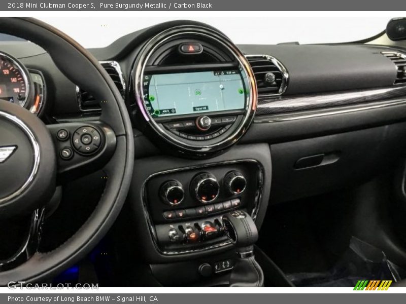 Pure Burgundy Metallic / Carbon Black 2018 Mini Clubman Cooper S